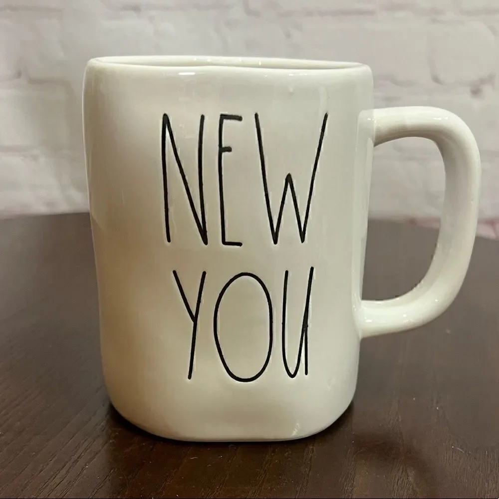 New RAE DUNN ARTISAN COLLECTION COFFEE MUG. “NEW YOU”